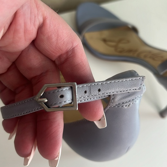 Sam Edelman Patti Ankle Strap Dress Heels Periwinkle Dusty Blue size 9 - Picture 8 of 12